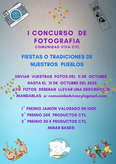 Nuevo concurso de fotografía “Fiestas o tradiciones de nuestros pueblos”