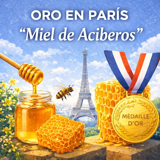PREMIO | Oro en París para la “Miel Gómez” de Aciberos
