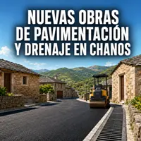 Nuevas obras de pavimentación y drenaje en Chanos