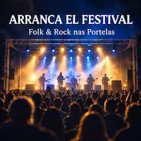 El Festival Folk & Rock nas Portelas arranca con música y tradición en Lubián